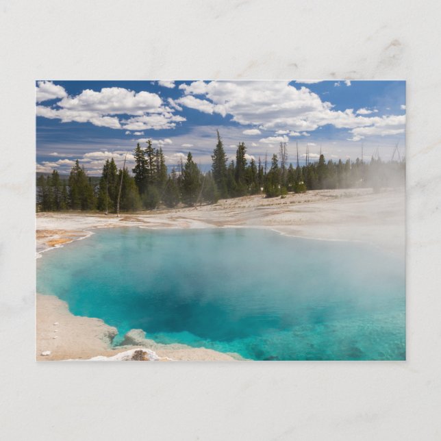 Yellowstone - Carte postale de la piscine noire (Devant)