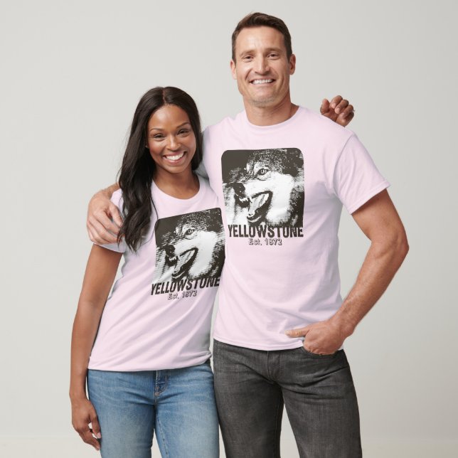 Yellowstone Emoticon T-shirt homme - LS (Unisexe)