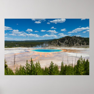 Yellowstone - Grand Prismatic printemps poster