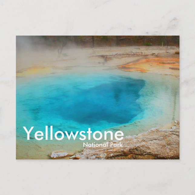 Yellowstone National Park, Blue Pool Carte postale (Devant)