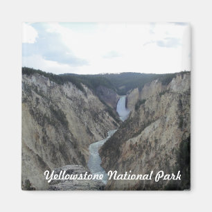 Yellowstone National Park Magnet Carré