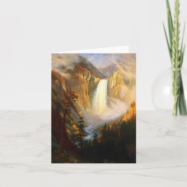 Yellowstone tombe carte de note (Devant)