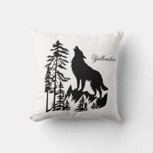 Yellowstone Wolf Coussin