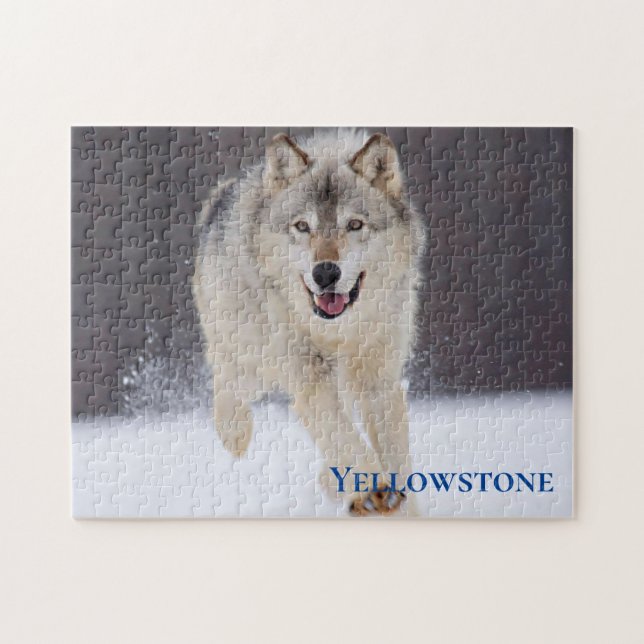 Yellowstone Wolf Jeu Puzzle (Horizontal)