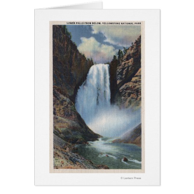 Yellowstone, WYLower Chutes de vue inférieure (Devant)