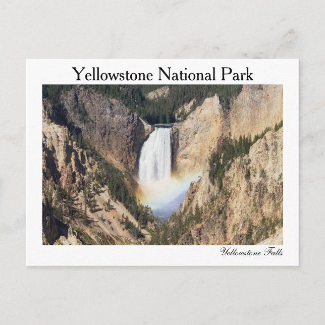 Yellowstone - Yellowstone inférieur tombe carte (Devant)