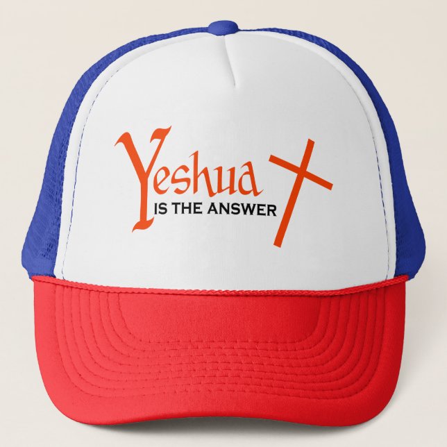 Yeshua est la réponse Casquette messianique (Devant)