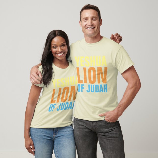 YESHUA LION DE T-shirts JUDAH (Unisexe)
