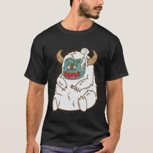Yeti fumer Snowman Créativité Empreintes Pullover