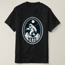 Yeti Voyage Autour D'Un T-shirt Mont De Neige