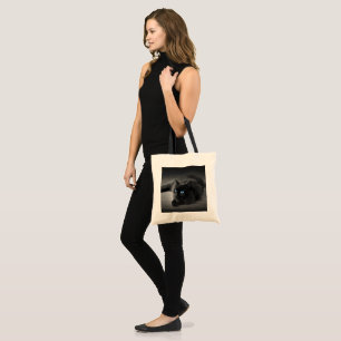 Yeux Bleus de Minuit - Sac Cabas Économique Chat N