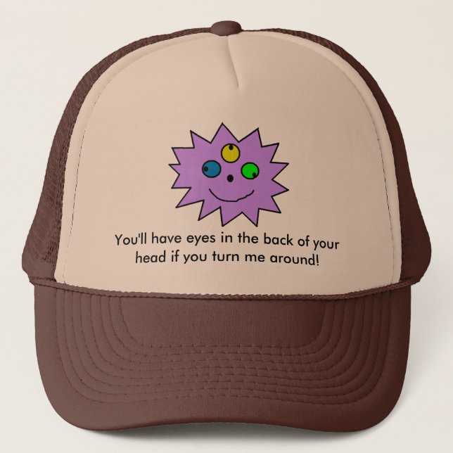 Yeux dans le casquette arrière (Devant)