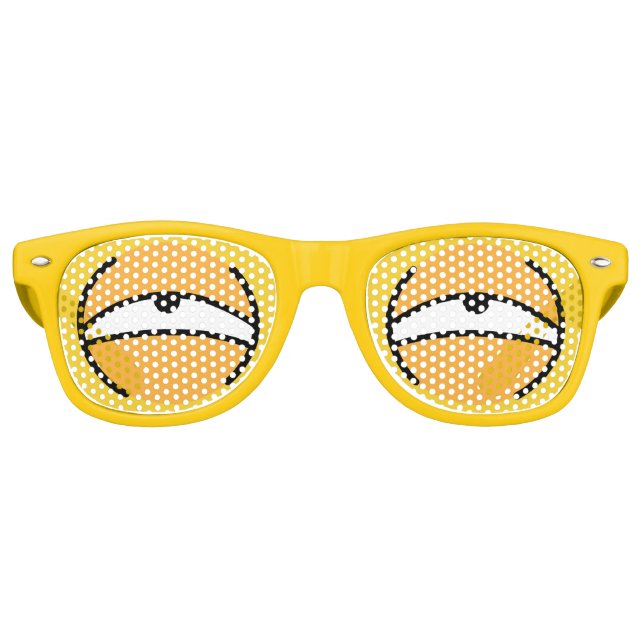 Yeux de caricature Dying Lunettes de soleil (Jaune (Devant)