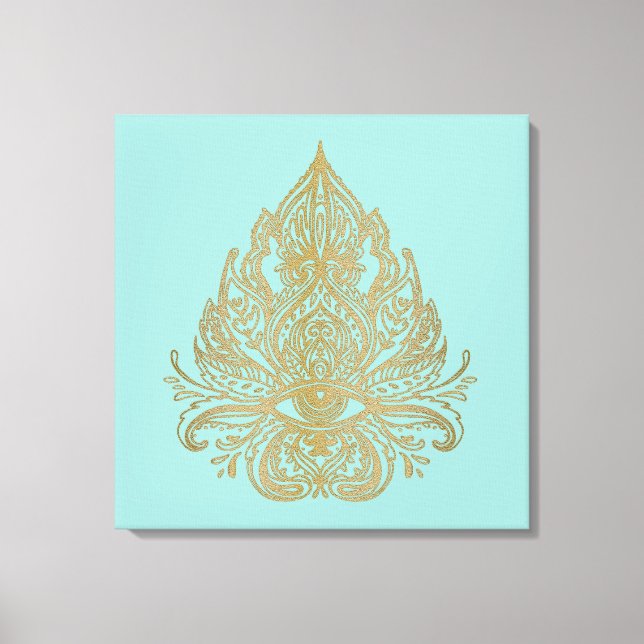 Yeux de Shiva - Toile enveloppée (Recto)