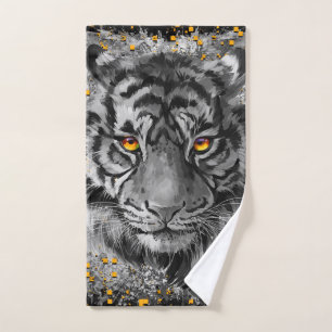Yeux de tigre   Dessin de tigre coloré   Sombre