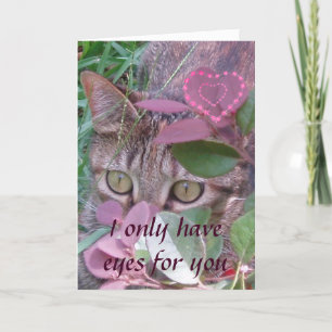 Yeux pour vous Carte Saint Valentin