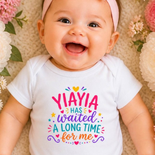 Yiayia a attendu Body pour bébé coloré (Créateur téléchargé)