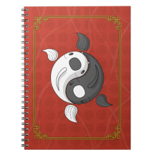 Yin et Yang le cahier des carpes koï