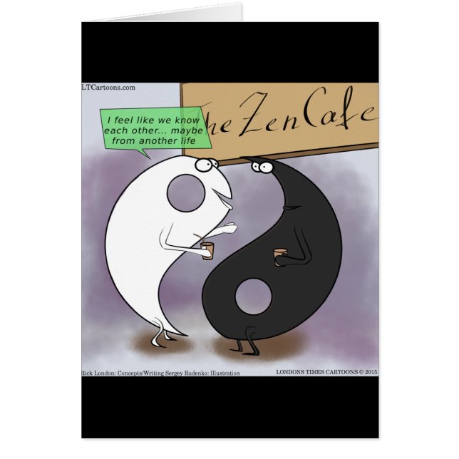 Yin rencontre Yang Zen Funny (Devant)