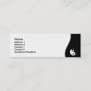 Yin-Yang Carte de visite