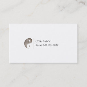 Yin Yang Carte de visite du logo