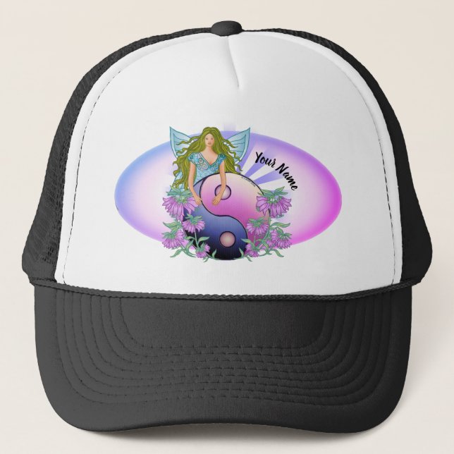 Yin Yang casquette de fée personnalisée (Devant)