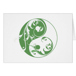 Yin & Yang défilant (vert)