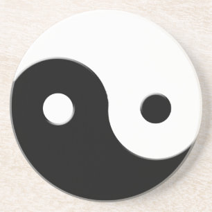 Yin & Yang Dessous de verre spirituel de l'harmoni