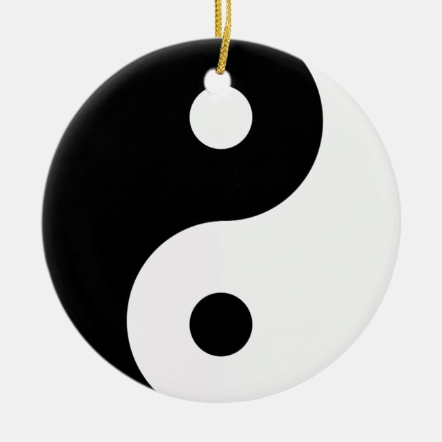 Yin Yang double face ornement rond (Devant)