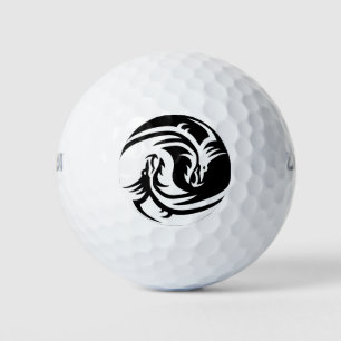 yin yang dragons balles de golf