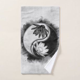 Yin Yang - fleurs de lotus