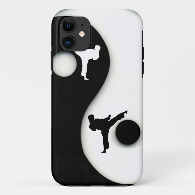 Yin & Yang Karate Coque-Mate iPhone 5 Coque (Dos)