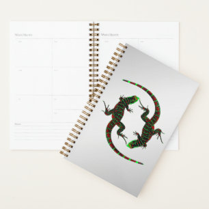 Yin Yang Lizards Argent