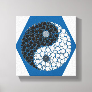Yin Yang Mosaïque sur Toile