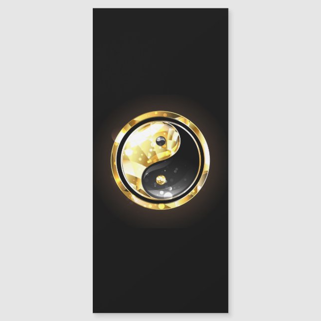 Yin Yang or sur noir (Devant)