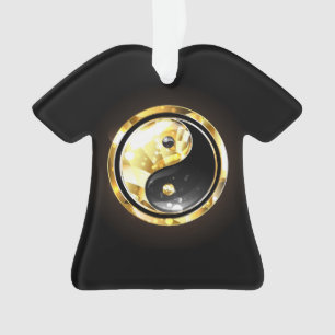 Yin Yang or sur noir