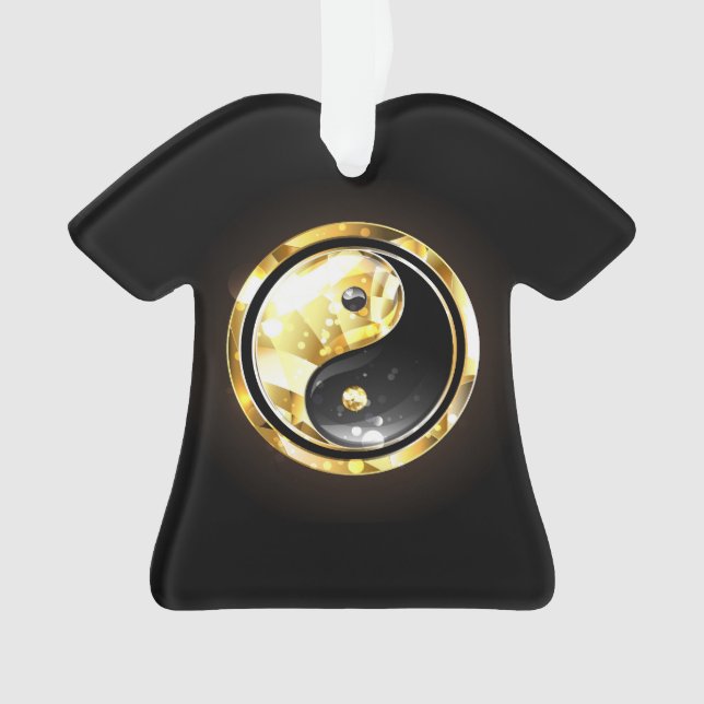 Yin Yang or sur noir (devant)