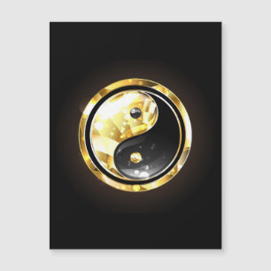 Yin Yang or sur noir