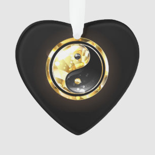 Yin Yang or sur noir