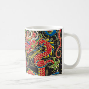 Yin Yang Phoenix et tasse de café de dragon