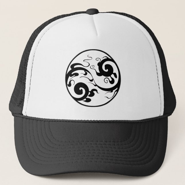 Yin-Yang Swirl Casquette (Devant)