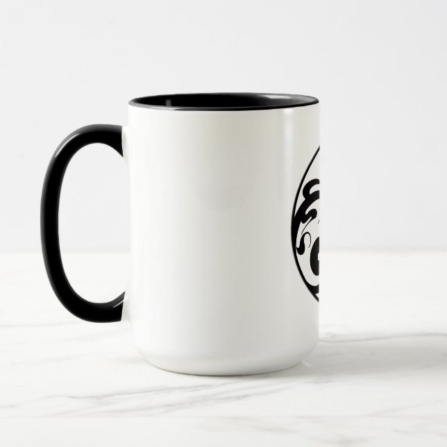 Yin Yang Swirl Mug (Gauche)