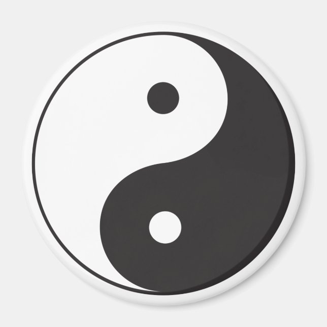 Yin Yang Symbol Magnet (Devant)