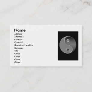 Ying Yang Carte de visite