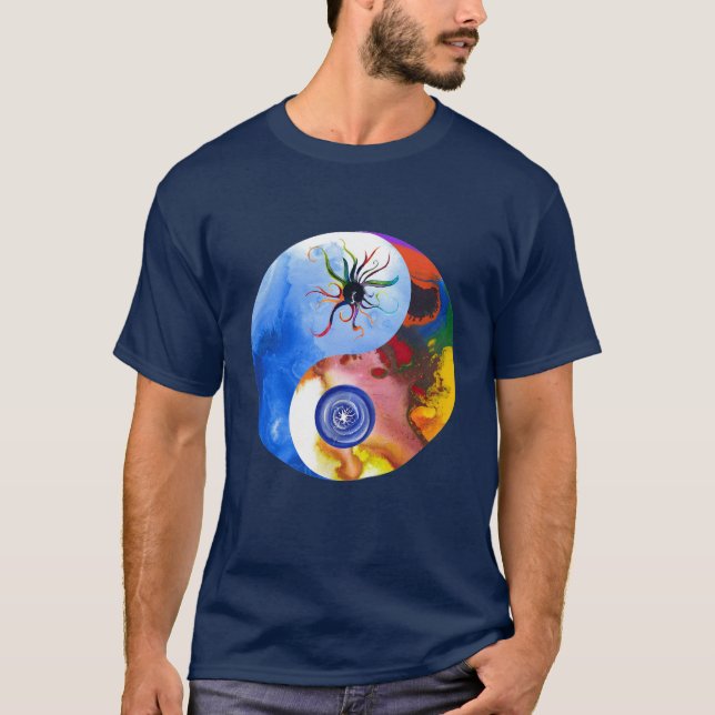 YinYang Archangel Luci Michael tshirt (Devant)