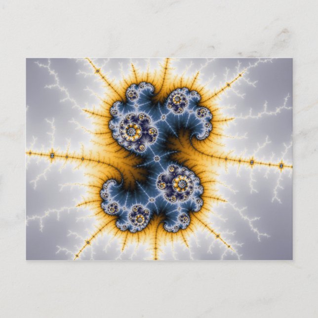 Yinyang Twister - Carte Postale Fractale (Devant)