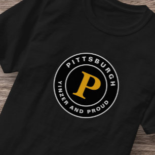 Yinzer Fier Pittsburgh 412 Accueil T-Shirt Rétro
