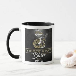 Yippee Ki-Ay Blues Café Mug