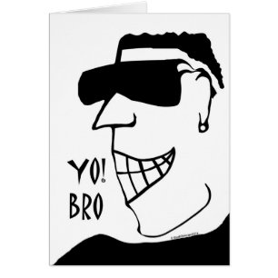 Yo ! Bro, Cool Dude Illustration