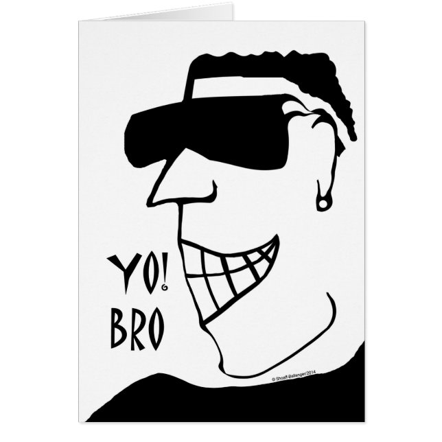 Yo ! Bro, Cool Dude Illustration (Devant)